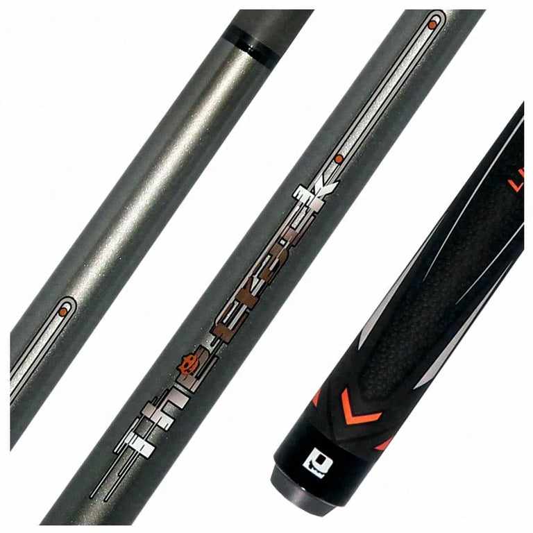 Little Monster Classic Titanium Gray Impact Break Cue with Carbon Fiber Shaft