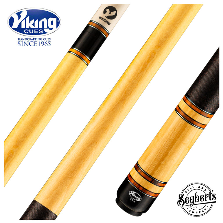 Viking IM0500 Impero Series Play Cue - Ceylon Satinwood with Cocobolo, and Birdseye Maple Rings