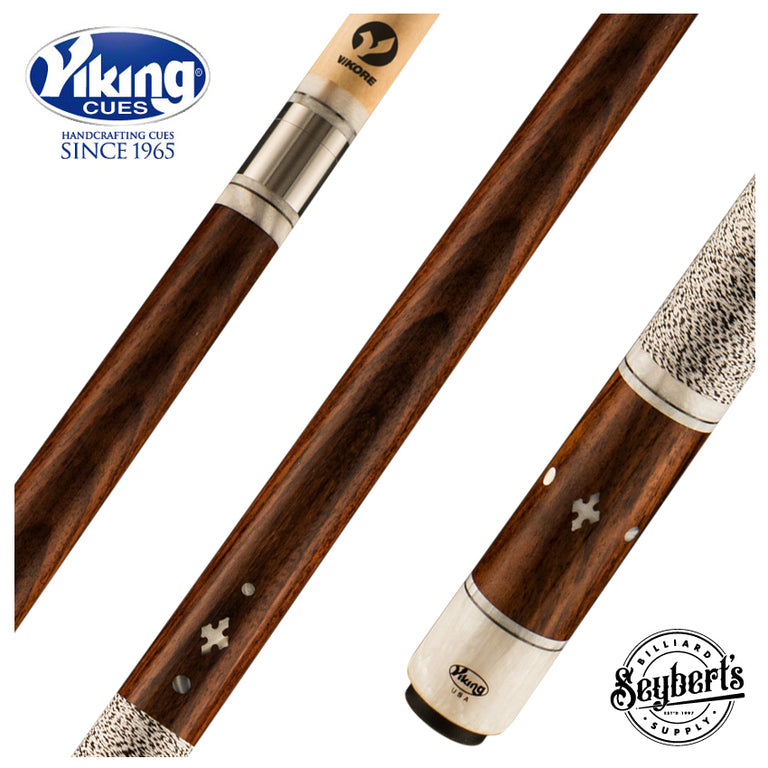 Viking IM0600 Impero Series Play Cue - East Indian Rosewood with 15 White Premium Pearl Inlays