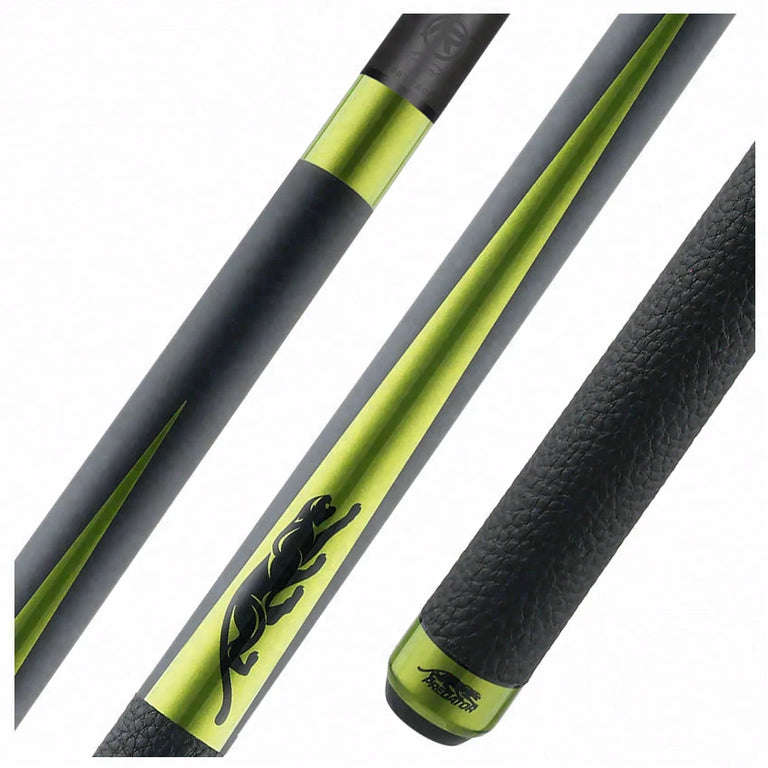 Predator Limited Edition SP2 Matte Black Forearm with Lime Green Points Pool Cue
