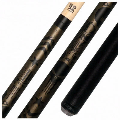 KODA Gunmetal Graphic Pool Cue - KDV14GM