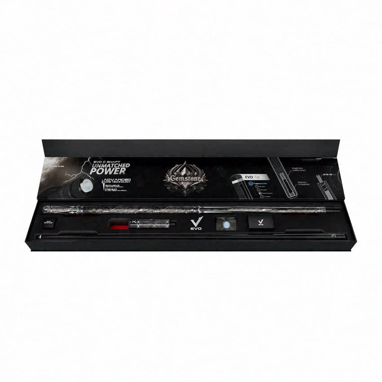 EVO Gemstone Nightglow No Wrap Pool Cue Maxbing Edition