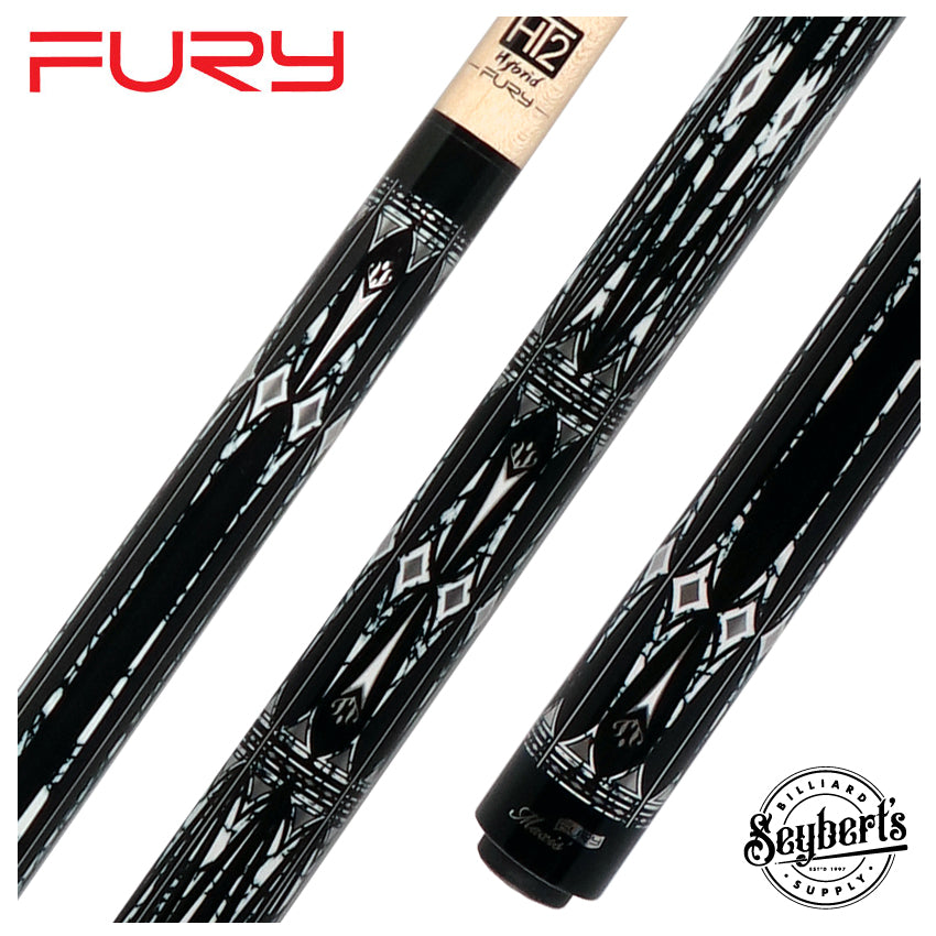 Fury Graphic No Wrap Cue | FREE 1x1 Case, Glove, and Chalk - FULC7