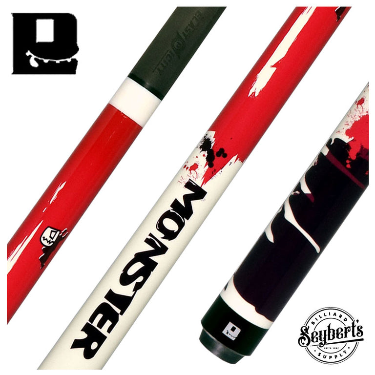 Little Monster Graffiti Graphic No Wrap Play Cue with Carbon Fiber Shaft