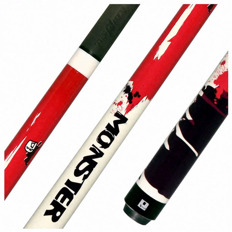 Little Monster Graffiti Graphic No Wrap Play Cue with Carbon Fiber Shaft