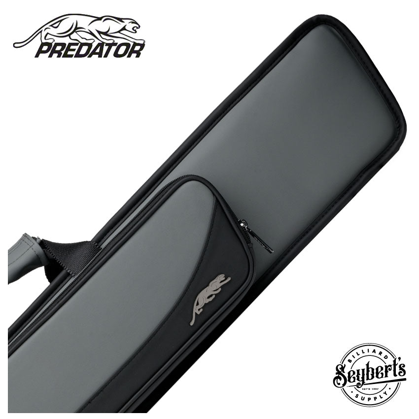 Predator Roadline Gray and Black 4x8 Butterfly Soft Pool Cue Case