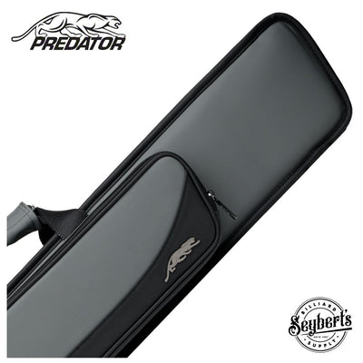 Predator Roadline Gray and Black 4x8 Butterfly Soft Pool Cue Case - C48GRYBLKS