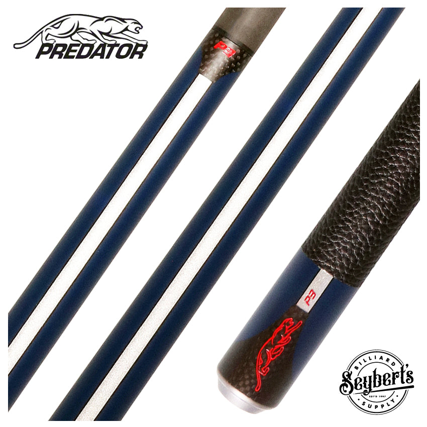 Predator P3 USA Pool Cue with Luxe Leather Wrap - Uni-loc