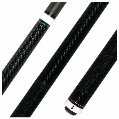 Becue V.2 Carbon Fiber Damascus Natural Born Naked Play Cue