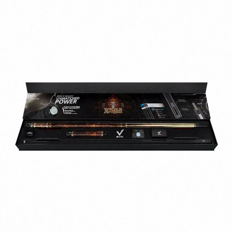 EVO Royale Gilded Oak No Wrap Pool Cue Maxbing Edition