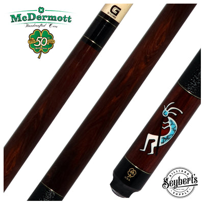 McDermott 50th Anniversary Series Cocobolo Cue with G-Core Shaft and Commemorative 1x1 Case