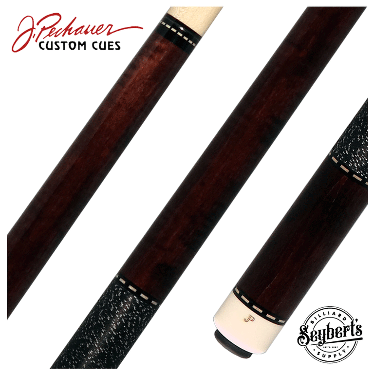 Pechauer JP T Series Rosewood-Stained Maple Pool Cue with Linen Wrap