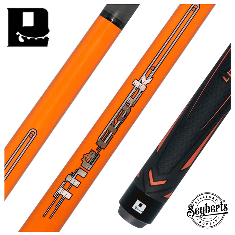 Little Monster Classic Sunshine Orange Impact Break Cue with Carbon Fiber Shaft