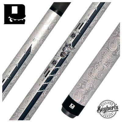 Little Monster Silver Egg Textured No Wrap Break/Jump Cue with Carbon Fiber Shaft