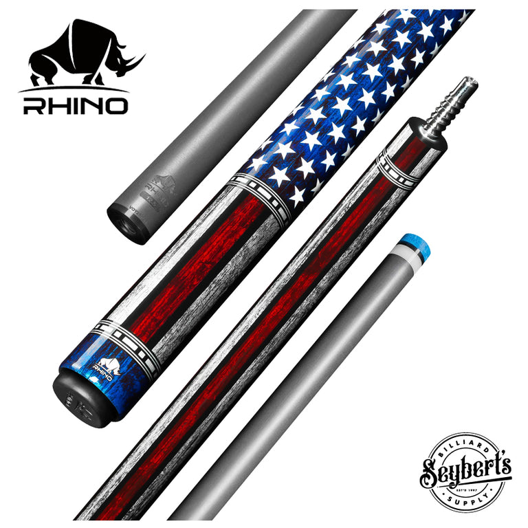 Rhino Voyager Series No Wrap Carbon Pool Cue