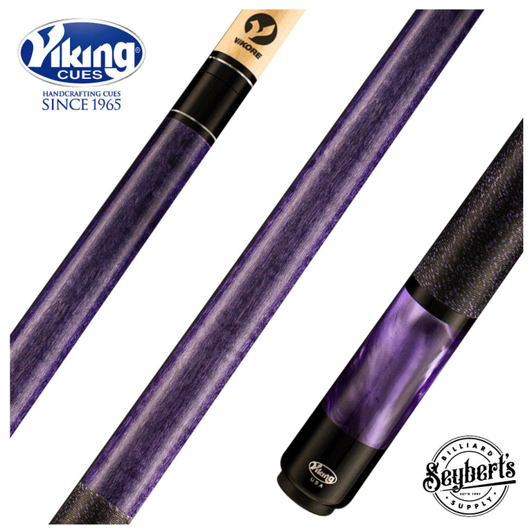 Viking ST0706 Storm Series Play Cue - Concord-Stained Maple with Purple Premium Pearl