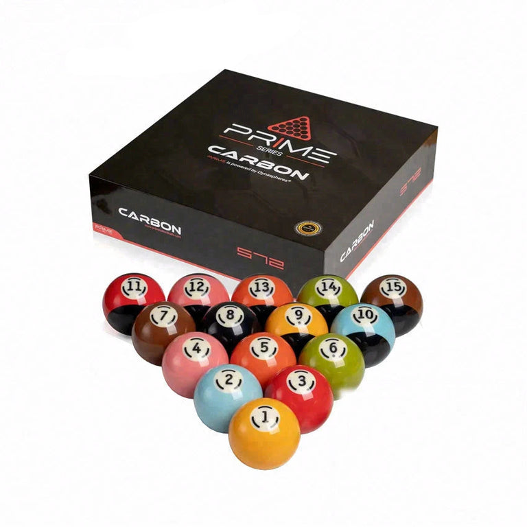 Dynaspheres Prime Carbon 572 Pool Ball Set