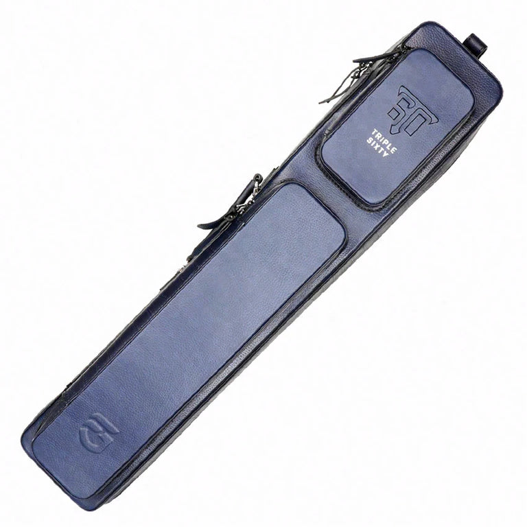 Triple 60 Fedor Gorst Limited 4X8 Custom Two-Tone Blue Leather Butterfly Soft Cue Case