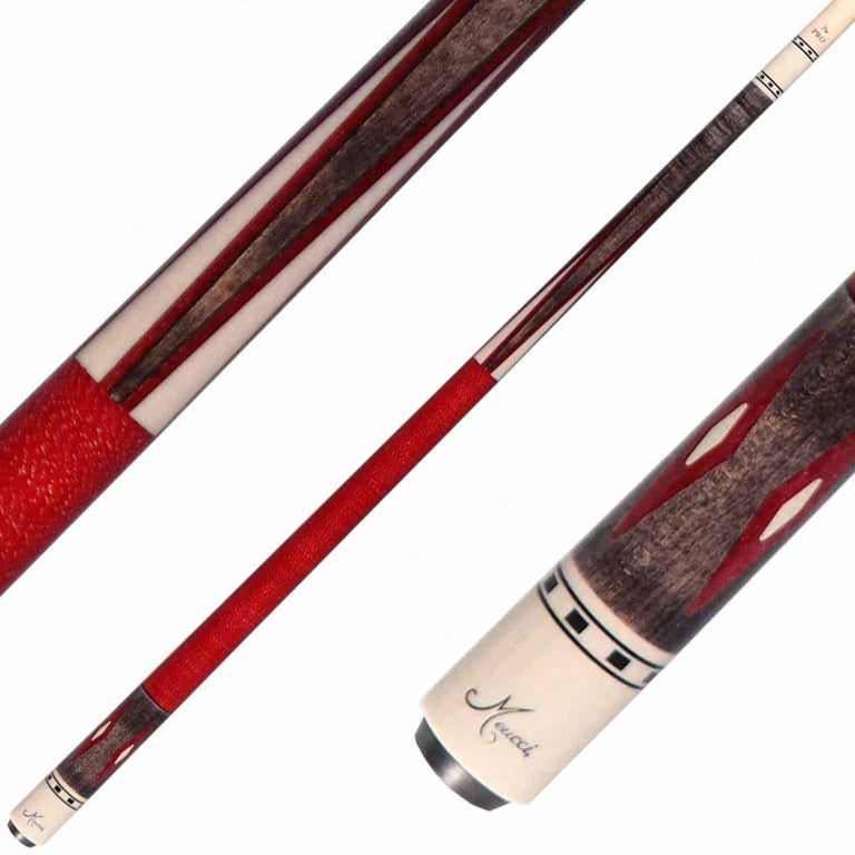 Meucci Economy Series 7 Red Pool Cue with Pro Shaft - EC7REDP