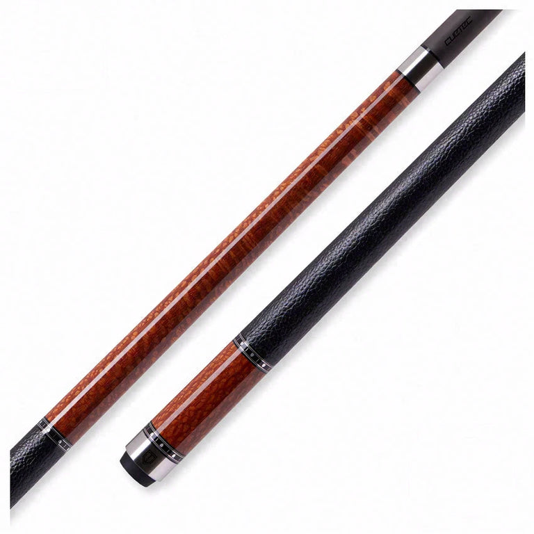 Cuetec Cynergy Truewood Leopard II Leather Wrap Play Cue - 95-108LTW