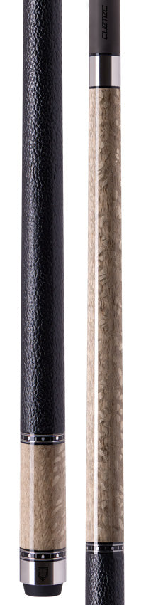 Cuetec Cynergy Truewood Sycamore 2 Leather Wrap Play Cue - 12.5mm