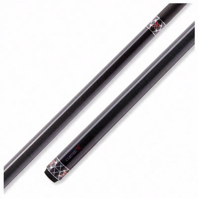 Cuetec Cynergy X Raw Black No-Wrap Pool Cue - 95-120