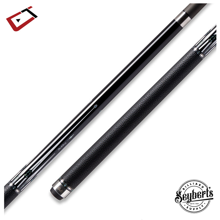 Cuetec Cynergy SVB Gen II Black Play Cue with Leather Wrap