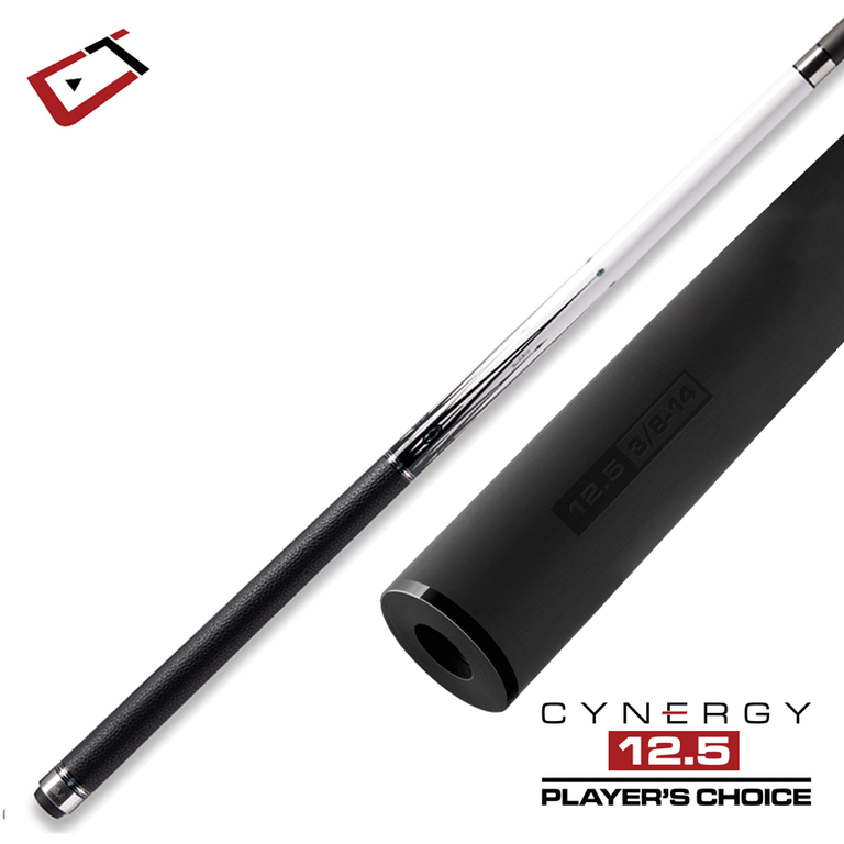 Cuetec Cynergy SVB Gen II White Play Cue with Leather Wrap