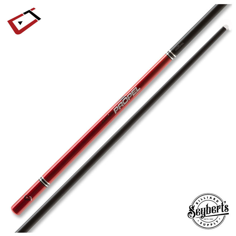 Cuetec Cynergy Ruby Red Propel Carbon Fiber Jump Cue