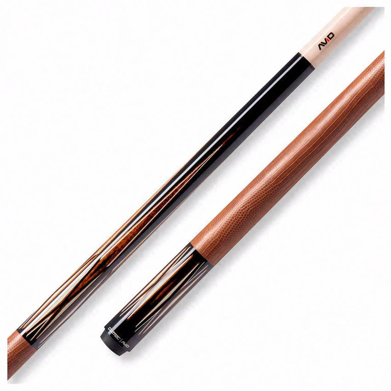Cuetec Avid Proof Series Black with Whiskey Lizard Wrap Pool Cue