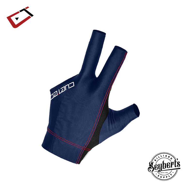 Cuetec Axis Billiard Gloves- Navy