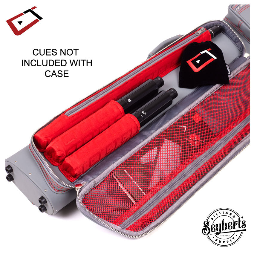 Cuetec Pro Line Speed Gray 2x4 Hard Professional Pool Cue Case