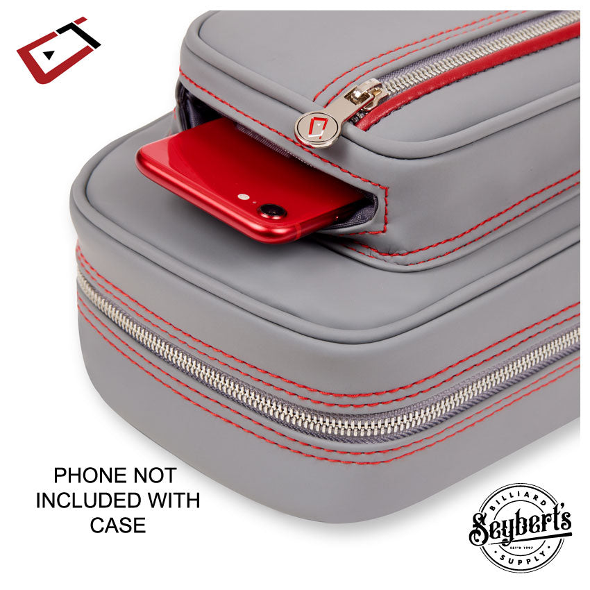 Cuetec Pro Line Speed Gray 4x8 Soft Professional Pool Cue Case