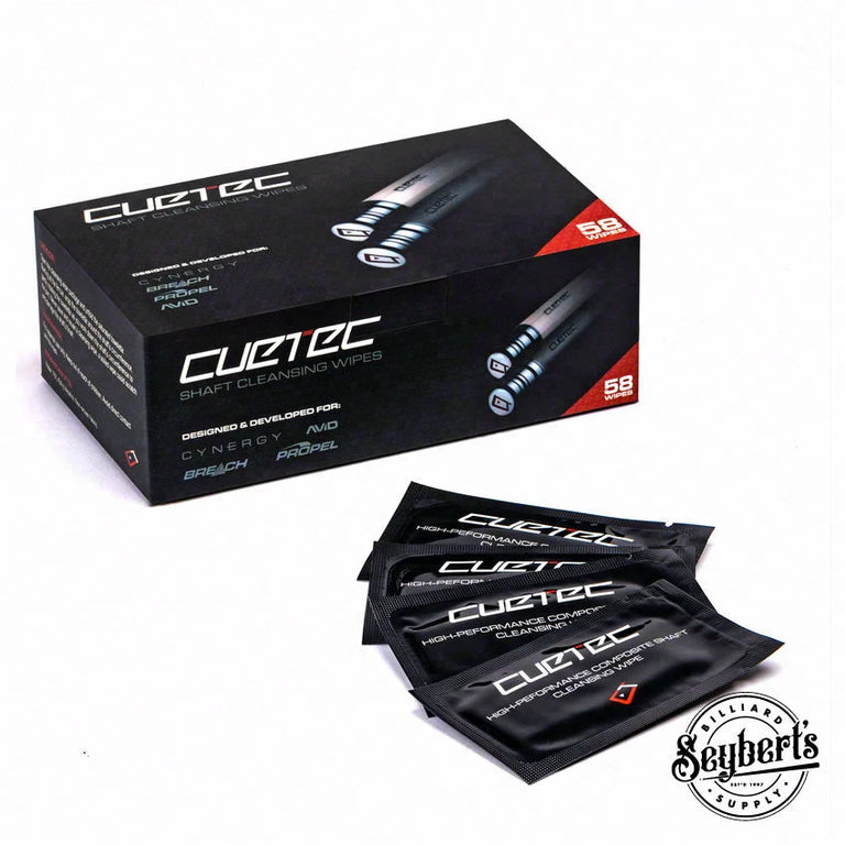 Cuetec Shaft Cleaning Wipes