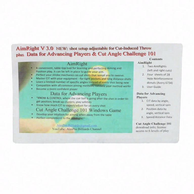 AimRight V3.0 Training Kit
