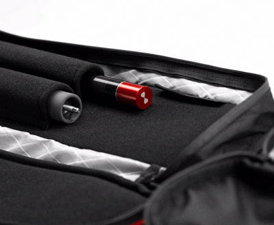 Becue Arax 4x8 Soft Butterfly Cue Case - Black