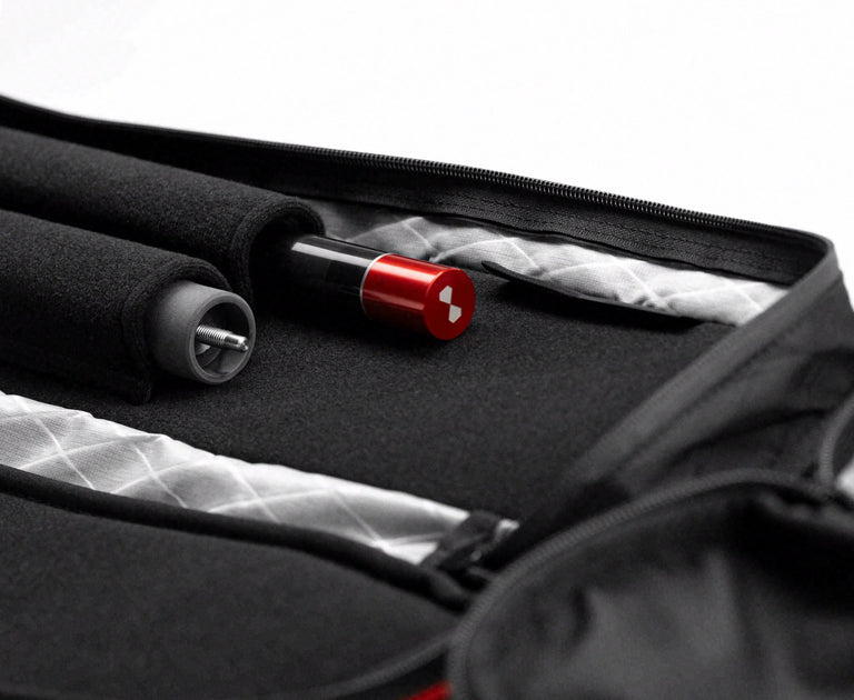 Becue Arax 4x8 Soft Butterfly Cue Case - Black