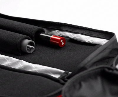 Becue Arax 4x8 Soft Butterfly Cue Case - Red