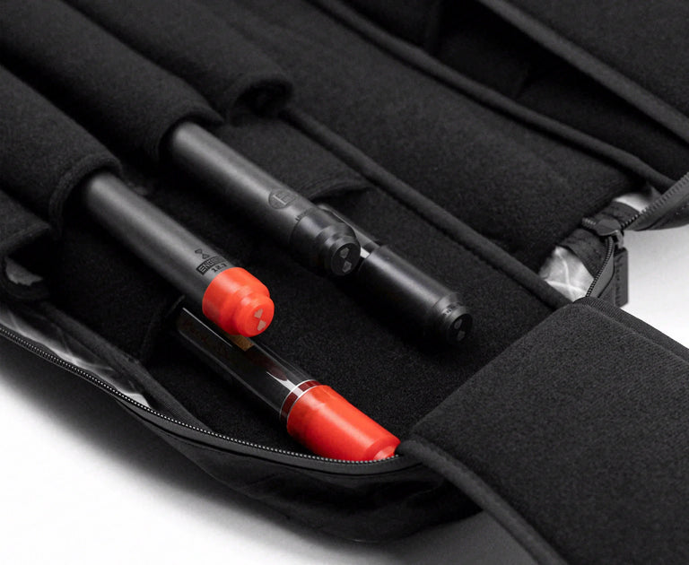 Becue Arax 4x8 Soft Butterfly Cue Case - Red