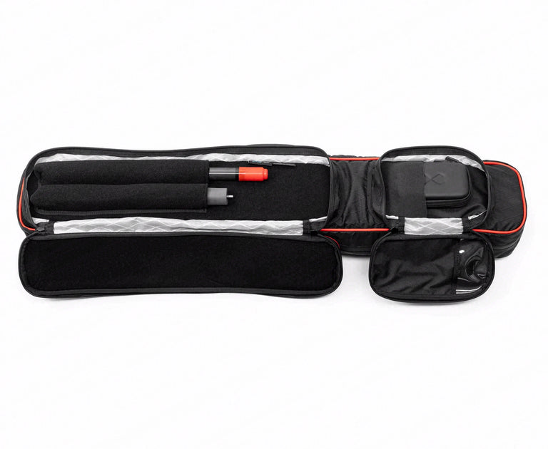 Becue Arax 4x8 Soft Butterfly Cue Case - Red