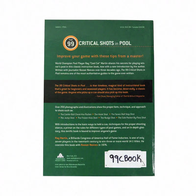 The 99 Critical Shots In Pool Book