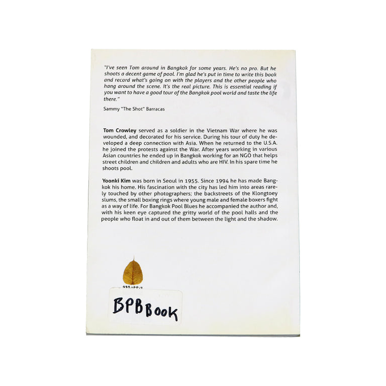 Bangkok Pool Blues Book