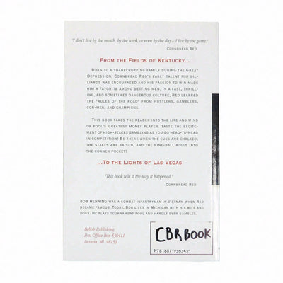 Cornbread Red - Pool's Greatest Money Player Book