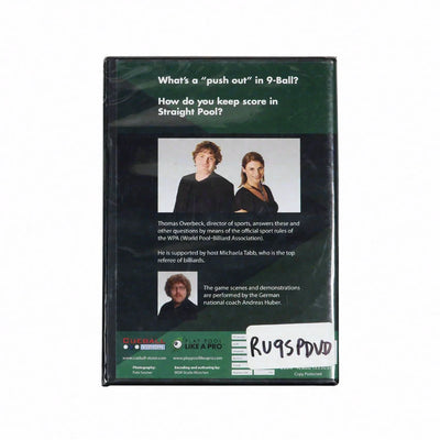 The Official Billiard Rules of 9 Ball and 14.1 Straight Pool DVD