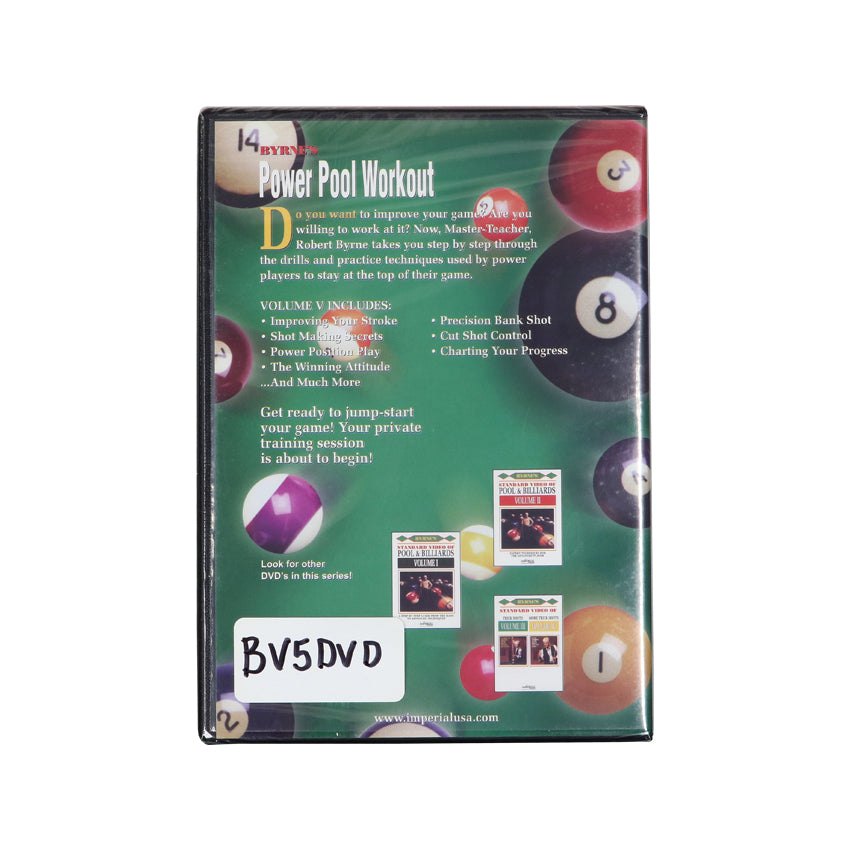 Byrne's Power Pool Workout Vol. 5 - Seybert's Billiards Supply