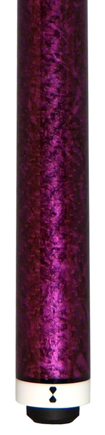 Becue V2 Carbon Fiber Rebel Purple Play Cue - BC237PURPLE