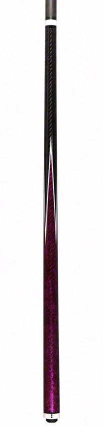 Becue V2 Carbon Fiber Rebel Purple Play Cue - BC237PURPLE