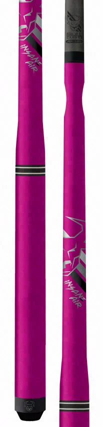 Bull Carbon Pink Perfection Insane Air No Wrap Jump Cue