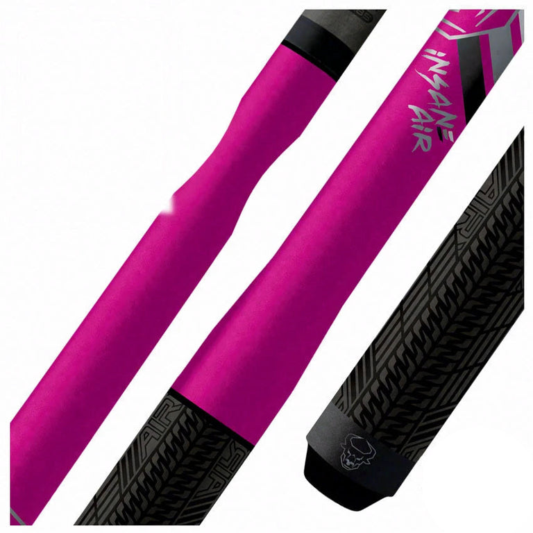 Bull Carbon Pink Perfection Insane Air Jump Cue with Multi-Zone Sport Grip Wrap