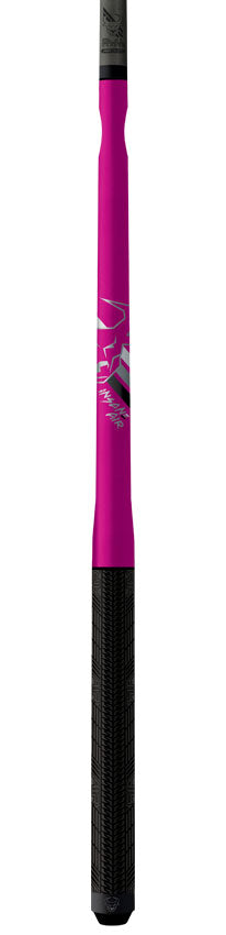 Bull Carbon Pink Perfection Insane Air Jump Cue with Multi-Zone Sport Grip Wrap